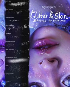 Gumroad How To Draw Glitter, Digital Art Tips, Procreate Tips, Graphisches Design, Skin Brushing, Procreate Ipad Art, Procreate Brushes Free, Free Procreate, Paint Tool Sai