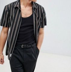 Vintage Summer Outfits, Summer Outfits Ideas, Cool Summer Outfits, Hipster Mens Fashion, Mens Fashion Urban, Androgynous Fashion, Mens Fashion Classy, Summer Vintage