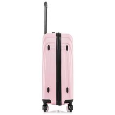 InUSA products are here to help you make the most out of your traveling experience, using highly tested materials guarantee the durability and reliability of each suitcase. Born for boundless experiences, this collection offers a unique style and a spacious interior, its daring design will catch everyone’s eye. It’s built to last and well thought off based on the modern travelers need. Portable Pink Travel Case, Functional Rectangular Luggage With Protective Case, Pink Functional Rectangular Luggage, Pink Rectangular Functional Luggage, Functional Pink Luggage With Sleeve, Pink Luggage With Sleeve For Business Trips, Functional Portable Luggage For Overnight Trips, Functional Hard Shell Luggage For Travel, Functional Hard Shell Luggage With Sleeve