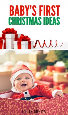 Baby’s First Christmas – 21 Ways To Make It Special | Things To Do On Baby's First Christmas | Christmas Family Photo Shoot First Christmas Photos, New Parent Advice, Newborn Care, Everything Baby, Baby Boy Or Girl, Newborn Boy, Christmas Books