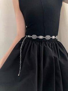 We invite you to embark on a dazzling journey through our exquisite collection of accessories! Waist Chain Over Dress, Belt With Dress, Suit Korean, Suits Korean, Belt Gold, Dress Suit, Waist Chain, Dress Suits, Summer Women