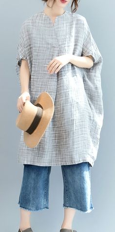 Summer Cotton Linen Spring Women Dresses Summer Cotton Tunic For Spring, Oversized Cotton Tunic For Summer, Relaxed Fit Loose Summer Dresses, Summer Cotton Tunic With Relaxed Fit, Loose Cotton Summer Dress, Casual Cotton Tunic For Spring, Casual Cotton Spring Tunic, Spring Casual Cotton Tunic, Summer Loose Cotton Dress