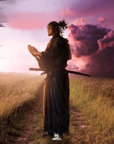 Samurai Wallpaper, Anime Boy Hair, Anime Smile, Fire Image, Miyamoto Musashi, Artistic Pictures