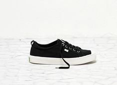 OCA Low Black Canvas Sneaker For Women | C A R I U M A Sneaker For Women, Canvas Sneakers Womens, Athletic Fashion, Canvas Sneakers, Black Canvas, Vans Authentic Sneaker, Black Sneaker, Superga Sneaker, Vans Sneaker