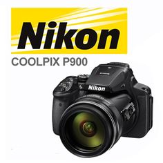 the nikon coolpix p900 digital camera is shown in this advertisement