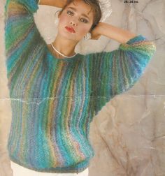 This item is a vintage knitting pattern for a super cool 1980s jumper. This lace effect jumper is made by using one small and one big needle - a style of knitting very much en vogue in the day. Language of our knitting patterns: ENGLISH only.   This is a PDF knitting pattern file for you to download - no items will be sent in the post. Awesome for any fans of vintage and retro fashion - knit your own original statement piece! Please see the item photos for details of sizes and materials needed. VINTAGE KNITTING PATTERNS MAY USE OLD TERMS AND CALL FOR YARN THAT IS NO LONGER IN PRODUCTION - YOU WILL NEED TO DECIPHER AND FIND YARN SUBSTITUTES IN MAY CASES.   The knitting pattern will be available for instant download once the order goes through - Etsy will send a link to the download page. An Baby Boy Cardigan, Big Needle, Pull Mohair, Aran Knitting Patterns, Sweater Knitting Pattern, Dolman Sweater, Vintage Knitting Patterns, Pdf Knitting Pattern, Mohair Sweater