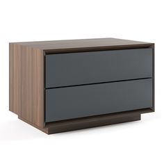 an image of a nightstand with two drawers on each side and one drawer in the middle