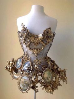 Moda Steampunk, Style Steampunk, Corset Fashion, Gothic Steampunk, Dress Forms, Steampunk Fashion