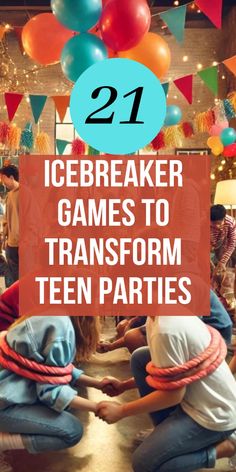 🎉💬 Break the ice and bring teens together with our list of 21 Creative Icebreaker Games for Teen Gatherings! Perfect for parties, youth groups, and school events, these fun and engaging games will get everyone talking, laughing, and connecting. From silly challenges to thought-provoking activities, there's something to suit every group and create memorable moments. Get ready for a fantastic time! 🗣️🤩✨ Church Youth Group Activities Fun, Combined Ym/yw Activities, Big Group Games For Teens, Fun Friday Activities Classroom Ideas Middle School, Get To Know You Games For Teens, Teen Games To Play At A Party, Games For Teens Party, Ice Breaker For Teens