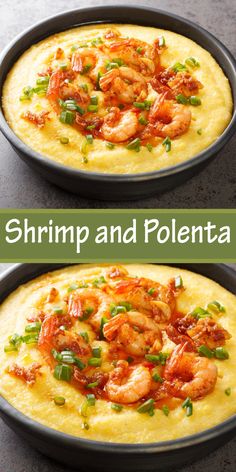 Cheesy Polenta And Shrimp, Italian Shrimp And Polenta, Shrimp With Polenta Recipes, Fish And Polenta, Shrimp Recipes For Breakfast, Shrimp Polenta Recipes, Polenta And Shrimp Recipes, Seafood Polenta, Shrimp And Polenta Recipes