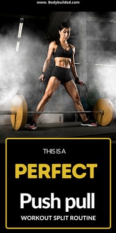 this is a perfect push pull workout routine