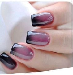 Cracked Nails, Nagel Design, Pink Ombre Nails, Purple Nail, Her Nails, Best Nail Art Designs