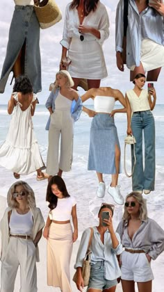 #summer #capsulewardrobe #summercapsule #beach #beachdayfit #vacationstyle Hamptons Outfit, Coastal Fashion, Outfits For Mexico, Europe Outfits, Italy Outfits, Capsule Outfits, Summer Fashion Outfits, Casual Style Outfits, Mode Inspiration