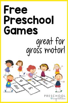 the free preschool games great for gross motor