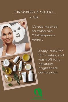 🌿 Pigment Perfection: Natural Face Skincare for Radiant, Even Skin Tone 🌿 Welcome to a haven of natural solutions crafted to address pigmentation concerns and unveil your skin's natural radiance. Dive into our curated board for expert insights, DIY remedies, and holistic practices designed to promote an even skin tone. 🍃 Let's embark on a journey towards luminosity, naturally. Yogurt Mask