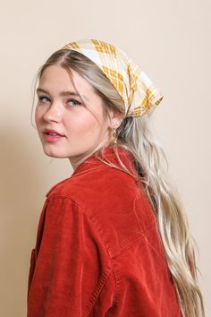 A lightweight, flannel head scarf with a no-slip elastic band to keep your super cute style in place all day. #LoveMyLeto 100% Polyester Imported Sorority Rush Dresses, Bachelorette Dress, Casual Bodysuit, Rush Dresses, Bridal Shower Dress, Jumpsuit Shorts Rompers, H Style, Dressy Tops, Bridal Wedding Dresses