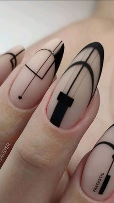 Work Appropriate Nails, Line Nail Designs, Line Nail Art, Classy Nail Designs, Lace Nails, Edgy Nails, Shine Nails