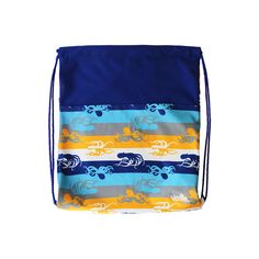 This swim bag for kids will keep their swim gear all in one place without getting everything else wet thanks to its waterproof liner. With UPF 50+ protection, it’s lightweight and quick-drying, so it's the perfect swim bag to hold a wet bathing suit and towel. Blue Nylon Beach Bag, Blue Swimwear For Beach Season Travel, Blue Swimwear With Upf 50+ For Outdoor Activities, Blue Swimwear Upf 50+ For Outdoor Activities, Sporty Blue Waterproof Bag, Sporty Swimwear For Beach Season Travel, Blue Bags For Summer Outdoor Events, Reusable Blue Beach Bag, Swim Bag