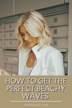 Beach Waves Medium Hair, Loose Waves Hair Tutorial, Easy Curled Hairstyles, Casual Curls, Beach Waves For Short Hair, Curl My Hair, Curled Hairstyles For Medium Hair