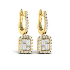 A collection to love: Bringing hugs and kisses in abundance, each jewel is a little treasure to record the sweet memories that make your heart leap with joy. Available in 14K Rose, White & Yellow Gold. Anniversary Baguette Diamond Drop Earrings, Elegant Baguette Diamond Huggie Earrings For Anniversary, Baguette Diamond Dangle Earrings For Anniversary, Yellow Gold Baguette Cut Diamond Earrings For Anniversary, Elegant Halo Diamond Huggie Earrings, Baguette Diamond Earrings As Gift, Fine Jewelry Baguette Diamond Earrings As A Gift, Baguette Cut Yellow Gold Earrings For Anniversary, Yellow Gold Baguette Cut Earrings For Anniversary