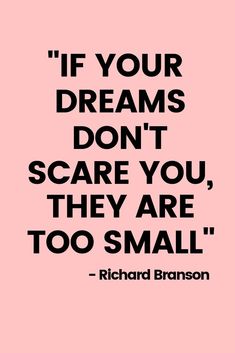 a quote from richard bran on dreams