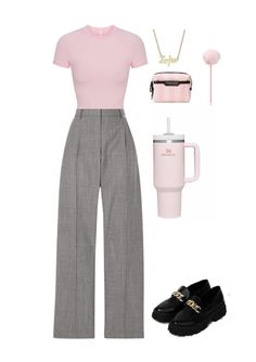 pink office outfit outfit ideas | pink office outfit Black And Pink Business Outfit, Pink Top Office Outfit, Pink Shirt Office Outfit, Pink Top Work Outfit, Pink Outfits For Work, Pale Pink Outfits For Women, Pink Office Outfits Women, Soft Office Outfit, Office Outfits Women Pink