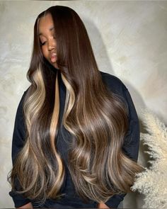 Pretty Hair Color, Dope Hairstyles, Hair Laid, Hair Life, Sew In, Baddie Hairstyles, Hd Lace, Aesthetic Hair, Lace Closure