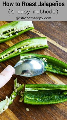 De-seeding sliced jalapeños on a cutting board. Different Types Of Chili, Types Of Chili, Maple Syrup Substitute, Types Of Chili Peppers, Roasted Jalapeno, Jalapeno Peppers, How To Roast, Pasta Salads