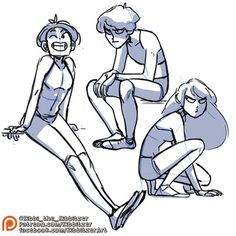 an image of some people doing different poses