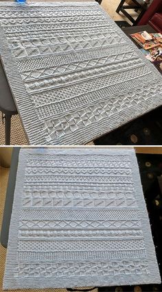 Easy Knit & Purl Baby Blanket - Free Knitting Pattern (Amazing Knitting) Knit Afghan Patterns, Baby Afghan Patterns, Knit Purl, Crocheting Ideas, Cowl Knitting Pattern, Easy Knit, Baby Knitting Patterns Free, Knitted Afghans, Baby Blanket Knitting Pattern