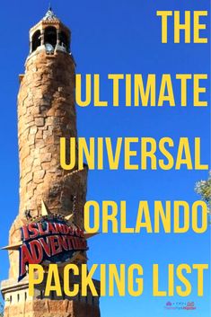 the ultimate universal orlando packing list