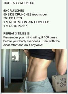 an image of a woman showing off her abs workouts and how to do it