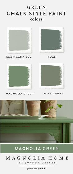 the color scheme for this table is green and has four shades of gray, white, and