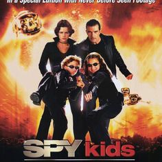 the spy kids movie poster is shown