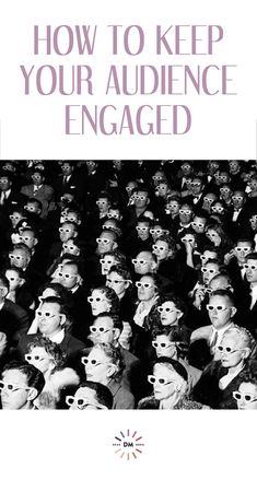 the cover of how to keep your audience engaged