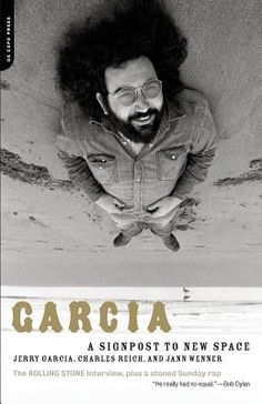 the cover of garcia's book, which features an image of a man with long hair