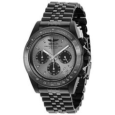 Invicta 40mm Speedway VD53 Quartz Date Bracelet Watch (36737) - Supplier Model #: 36737BLACK MEN'S: 36737UPC: Sku Details Down Band, Date Bracelet, Metal Crown, Invicta Watches, Stainless Steel Band, Watch Case, Quartz Movement, Chronograph, Quartz Crystal