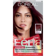 L'Oreal Paris Feria Permanent Hair Color, R37 Blowout Burgundy Deep Burgundy, Inspired by fashion, Feria offers a twist on the traditional and gives edgy hair colors from bright red, platinum blonde, rose gold, and metallic brown, to blue-black hair color, these hair dye kits will transform your hair. Feria's prismatic color spectrum is custom-blended by L'Oreal Paris master colorists for bold, head-turning shades - no appointment necessary. Packaging may vary, what you receive may not be what i Burgundy Plum Hair Color, Best Burgundy Hair Dye, Plum Burgundy Hair, Deep Burgundy Hair, Pelo Color Borgoña, Feria Hair Color, Deep Black Hair, Pelo Color Vino, Burgundy Hair Dye