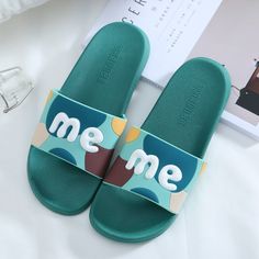 Brand Name：PPHMM Green Casual Eva Slippers, Green Non-slip Casual Flip Flops, Casual Green Non-slip Flip Flops, Green Slip-ons With Rubber Sole For Summer, Green Slip-on Sandals For Summer, Casual Green Eva Flip Flops, Green Non-slip Slippers For Leisure, Green Non-slip Casual Slippers, Green Eva Slippers For Beach