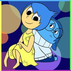 an image of a cartoon character hugging another character