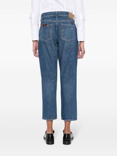 Polo Ralph Lauren Джинсы Бойфренды в Технике Пэчворк - Farfetch Denim Blue Tapered Leg Cropped Jeans With Belt Loops, Tapered Leg Cropped Denim Jeans With Belt Loops, Dark Wash Recycled Denim Cropped Jeans, Denim Blue Cropped Straight Leg Jeans With Patch Pockets, Denim Blue Straight Leg Cropped Jeans With Patch Pockets, Denim Blue Cropped Jeans In Rigid Denim, Cropped Leg Denim Blue Jeans With Belt Loops, Blue Cropped Jeans With Tapered Leg, Denim Blue Recycled Cropped Jeans