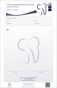 Hhh Dental Prescription, Dentist Resume, Dental Design Interior, Dental Logo Design, Dental Posters, Dental Office Decor, Dental Design, Clinic Interior Design