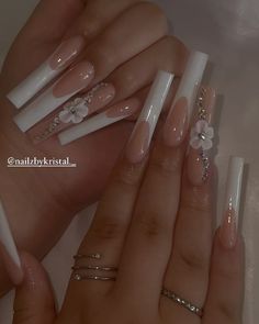 Nail Art Easy, Nail Art Inspo, Nails Art Ideas, Simple Acrylic Nails, Glamorous Nails