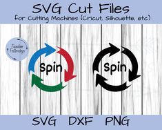 spin svg cut files for cutting machines cricut silhouette etc