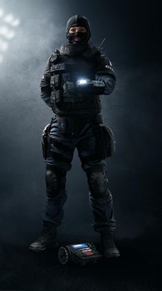 Twitch. GIGN. Base Game Operator. Special Two RSD Model 1 Shock Drones. Two Armor Two Speed Attacker. Twitch has an elite skin with a custom MPV animation. Rakan League Of Legends, Siege Operators, R6 Wallpaper, Futuristic Armour