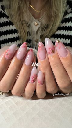 Gel X Nails Ideas, Gel X Nails, X Nails, Formal Nails, Girly Acrylic Nails, Almond Acrylic Nails, Nails Only, Oval Nails, Xmas Nails