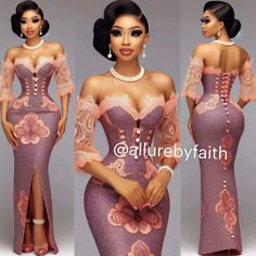 Nigeria Aesthetic, Ankara Long Gown Styles For Ladies, African Party Dresses For Women, Elegant Wedding Dress Ballgown, Gown Styles For Ladies, African Party Dresses, Nigerian Lace Styles Dress