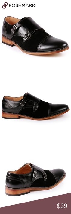 Men's Black Double Monk Strap Loafer Dress Shoe Cap toe Double Monk Strap Slip on Loafer Synthetic Upper , Rubber Sole Color : Black Style # MC135 Brand : Metrocharm Brand New with Box Made in China Metrocharm Shoes Loafers & Slip-Ons Double Monk Strap, Shoe Boutique, Dress Shoe, Shoes Loafers, Monk Strap, Black Style, Slip Ons, Loafer Shoes, Black Fashion