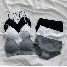 Cute Bras, Cute Pajamas, Baggy Pants, Bra And Panty Sets, Girls Fashion Clothes, Bras And Panties