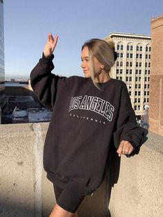 Streetwear Sweatshirt, Letter Print Sweatshirt, Comfy Sweatshirt, Streetwear Women, Print Pullover, Long Hoodie, Vintage Sweatshirt, Pullover Sweatshirts, Casual Sweatshirt